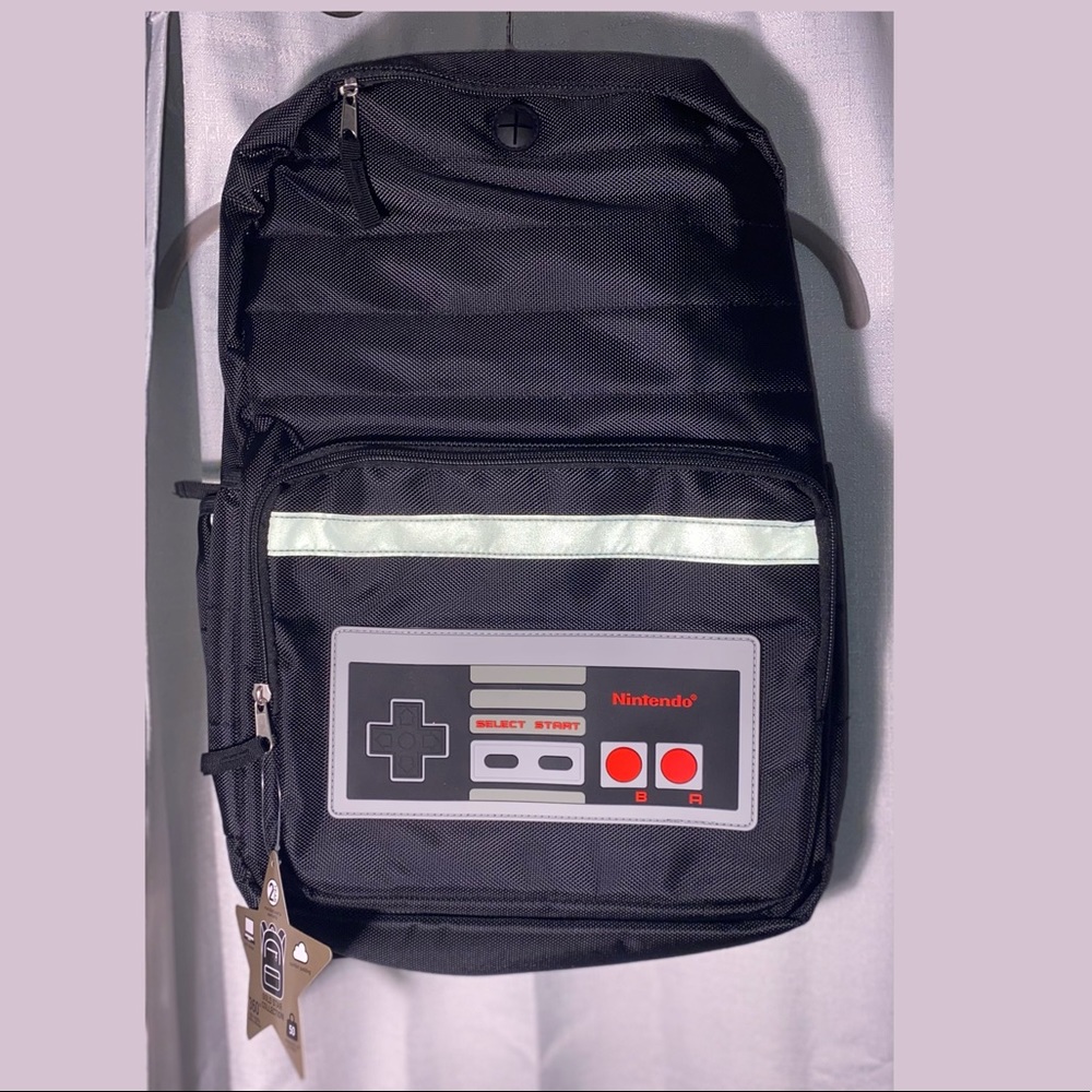 Nintendo Controller Backpack Video Game Retro NES 3D Buttons School Bag …